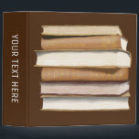 Dark Academia Antique Books Binder<br><div class="desc">This captivating painting features a beautifully arranged stack of antique brown bound books, evoking the essence of dark academia with its moody tones and vintage charm. Perfect for lovers of classic literature, Charlotte Brontë’s ‘Jane Eyre’ and Mary Shelley’s ‘Frankenstein’ are featured on the spines. With its rich, textured details and...</div>