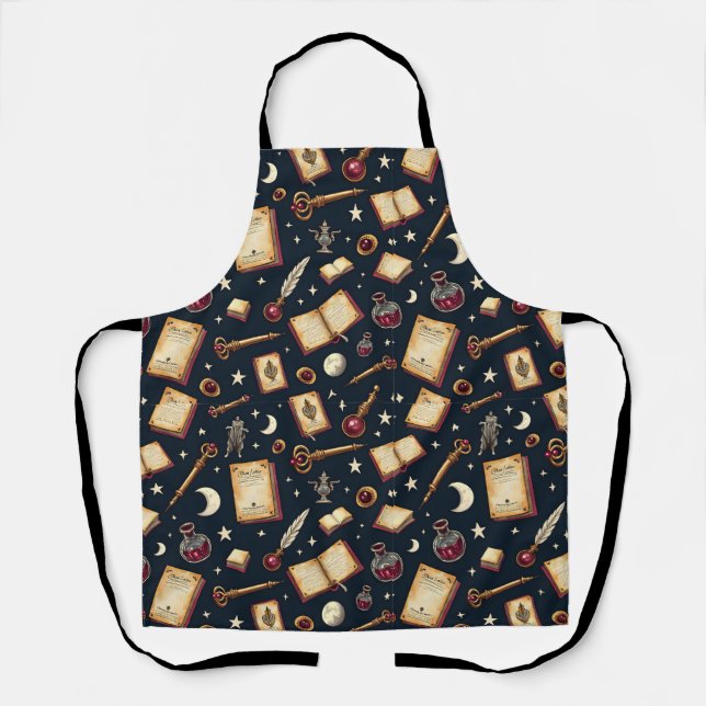 Dark Academia Apron – Cook in Style & Comfort (Front)