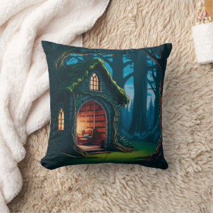 Dark Academia = Book Lover Gift Throw Pillow