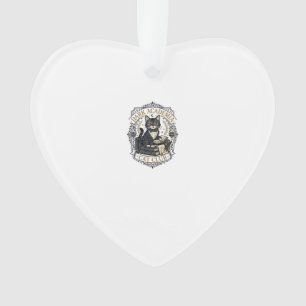 Dark Academia Cat Cat Dad Gift Idea - Dark Academi Ornament