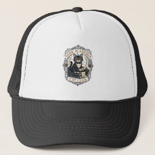 Dark Academia Cat Cat Dad Gift Idea - Dark Academi Trucker Hat