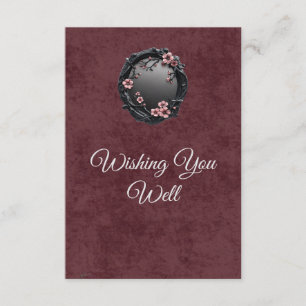 Dark Academia Gothic Mirror Enclosure Card