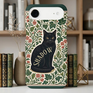 Dark Academia Gothique Nature Botaniques Chat Noir