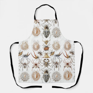 Dark Academia Haeckel Vintage Spider Symmetry Art Apron