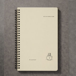 Dark Academia – ink pot Art Introvert Gift Book Planner