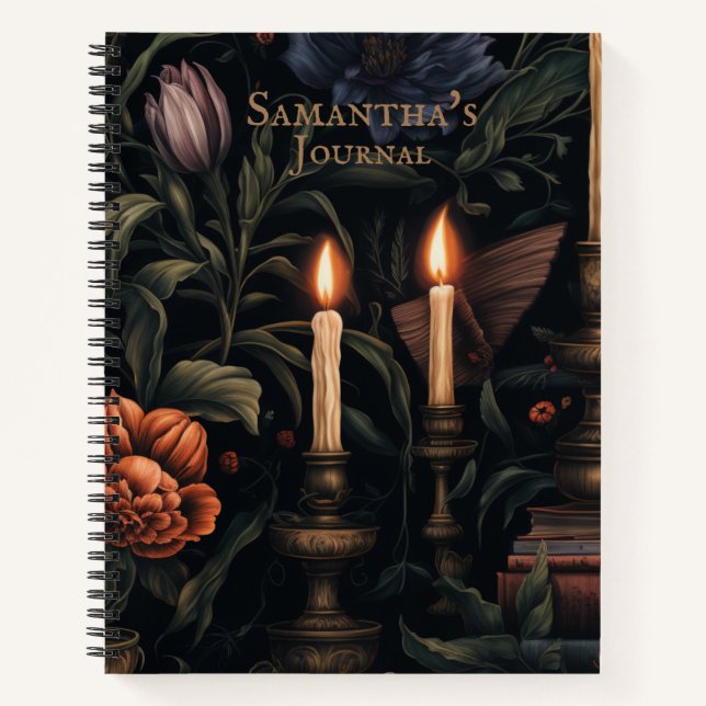 Dark Academia Journal Notebook (Front)