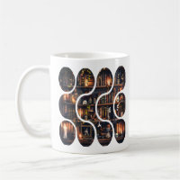 Dark Academia Magical Bookshelf Vintage Design