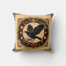  Dark Academia Mandala Raven Circle Boho Gothic