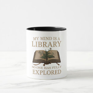 Dark Academia Mug Library Quote Coffee Mug
