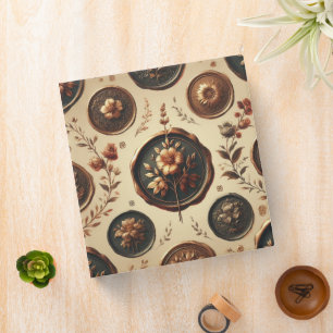 Dark Academia Stamp Vintage-Inspired Stamp  Binder