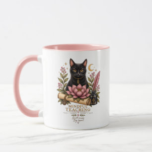 Dark Academia Teacher Mug for Her   Mindful Teachi