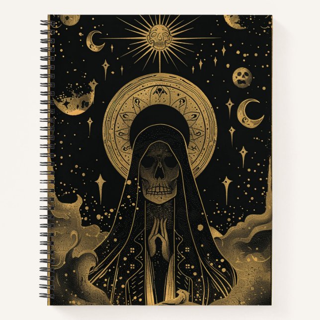 Dark Academia Themed Notebook (Front)