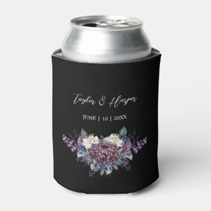 Dark Aesthetic Goth Wedding Bouquet Can Cooler