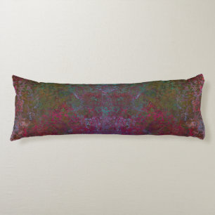 Dark Alcohol Ink Abstract Body Pillow