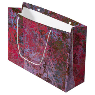 Dark Alcohol Ink Abstract Large Gift Bag