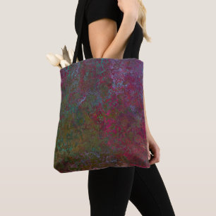 Dark Alcohol Ink Abstract Tote Bag