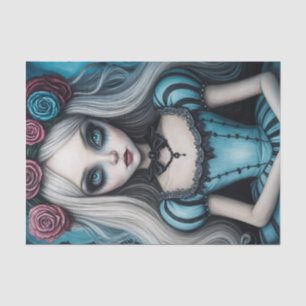 Dark Alice Decoupage Paper