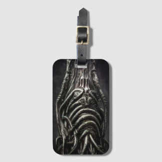 Dark Alien Statue of an Ancient Eldritch Horror Luggage Tag