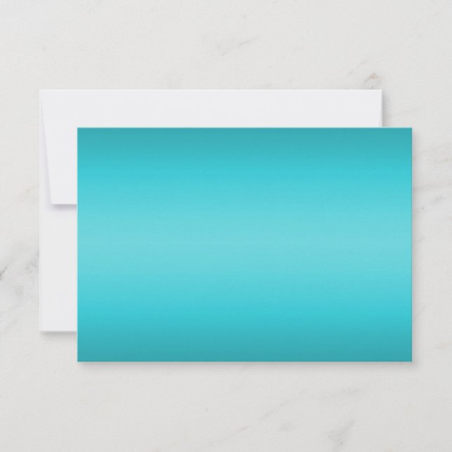 Dark and Light Aqua Blue Gradient - Turquoise (Front)