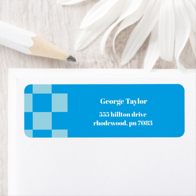 Dark and light blue square blocks pattern (Insitu)