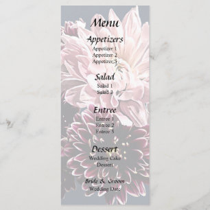 Dark and Light Mums and Daisies Menu