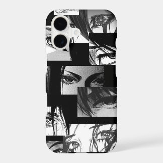 dark and white filter eyes anime girls