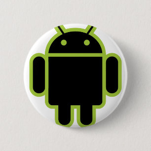 Dark Android 2 Inch Round Button