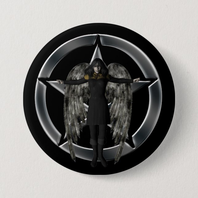 Dark Angel 3 Inch Round Button (Front)