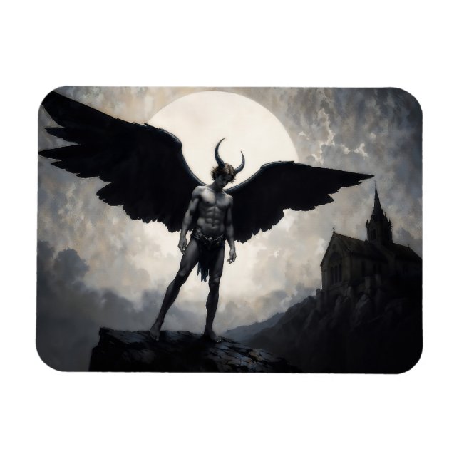 Dark Angel Lucifer Magnet (Horizontal)
