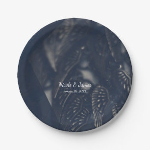 Dark Angel Wings Gothic Glam Chic Party Paper Plate