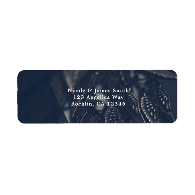 Dark Angel Wings Gothic Glam Invitation (Front)