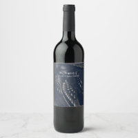 Dark Angel Wings Gothic Glam Party Wine Labels