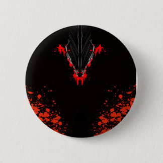 Dark Anime Fantasy Crow and Demon Art 2 Inch Round Button