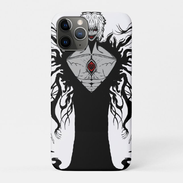 Dark Anime Fantasy Crow and Demon Art Case-Mate iPhone Case (Back)