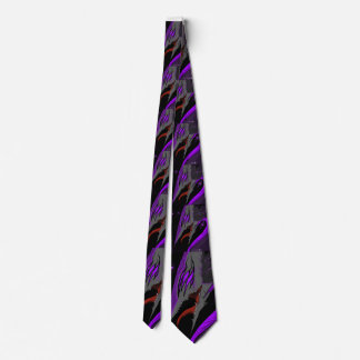 Dark Anime Fantasy Crow and Demon Art Tie