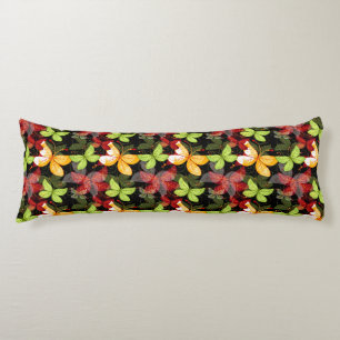 Dark Autumn Pattern Body Pillow