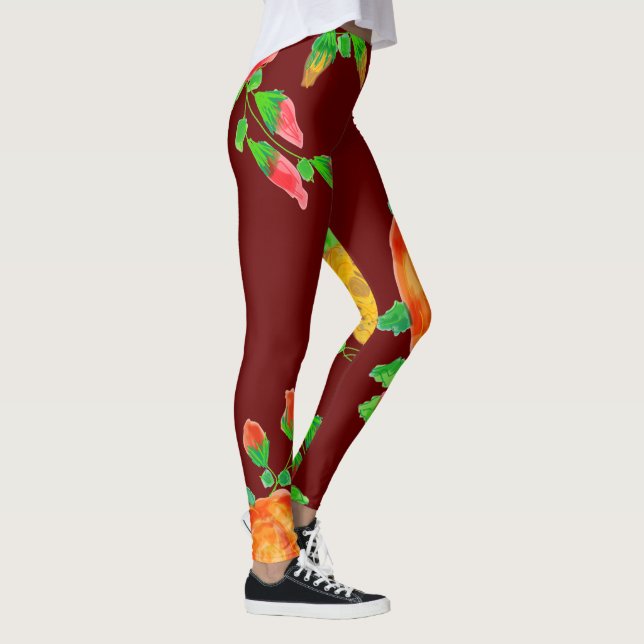 Dark Barn Red Leggings (Right)
