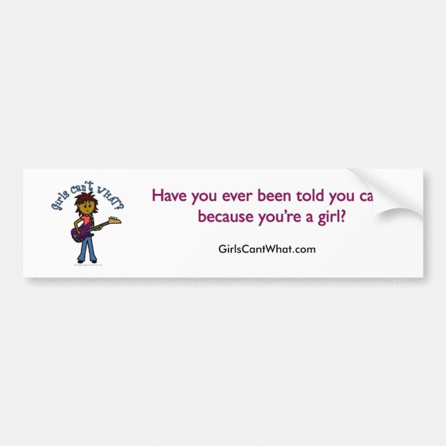 Dark Bass Player Bumper Sticker (Front)