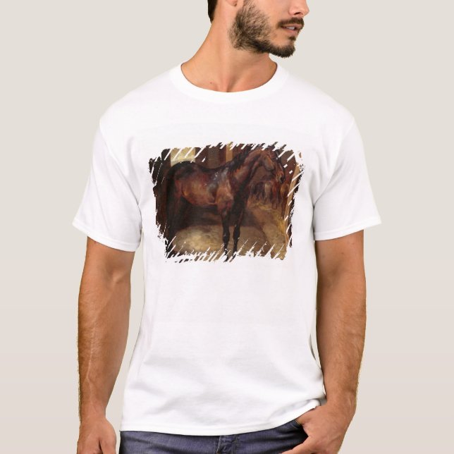 Dark Bay Horse in the stable T-Shirt (Front)
