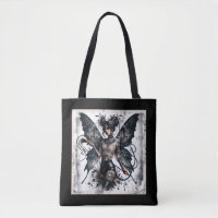 Dark Beauty Gothic Asian Fairy Tattoos & Whip