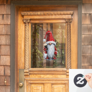 Dark-Beer Skaal to the Snowy-Season Window Cling