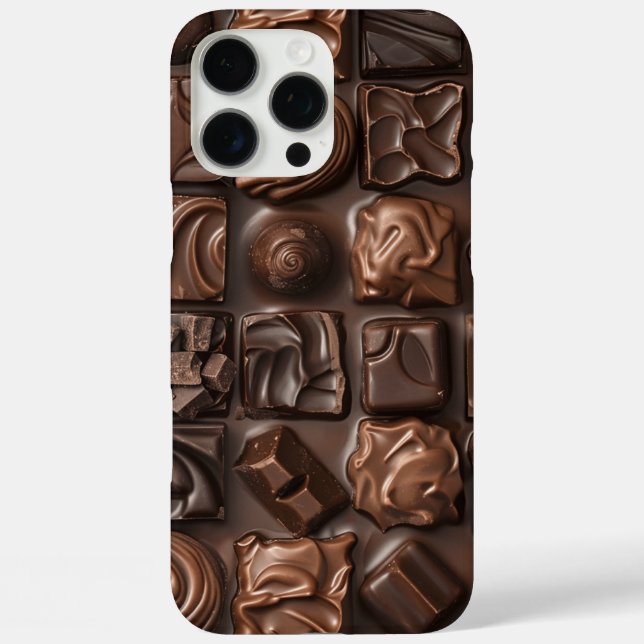 Dark Belgium Chocolate Dream iPhone 16 Pro Max Case-Mate iPhone Case (Back)