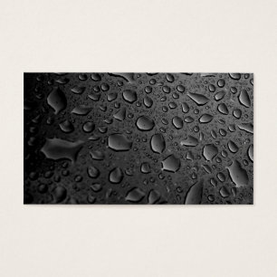 Dark Black Water Droplets Textured Design
