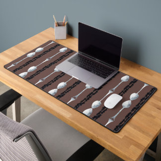 Dark Blend, Silver Spoon Desk Mat