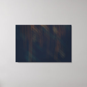 Dark blue abstract painting canvas print