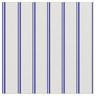 Dark Blue and Light Cyan Stripes Fabric