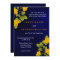 Dark Blue and Marigold Yellow Rose Wedding
