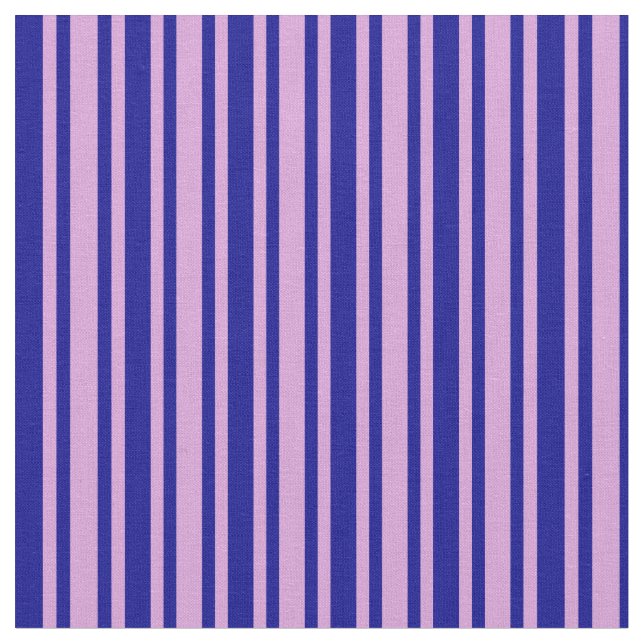 Dark Blue and Plum Coloured Pattern Fabric (Close Up)