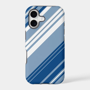 Dark Blue and White Stripes Pattern