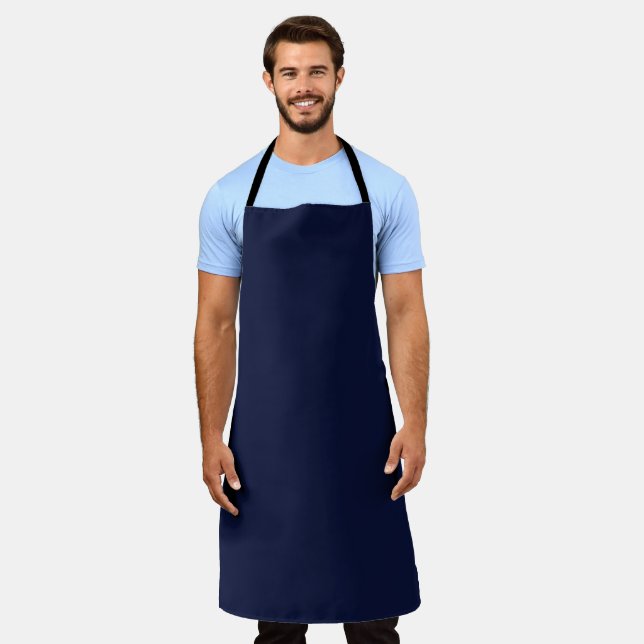 DARK BLUE APRON (Worn)